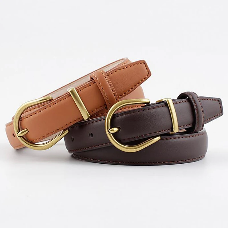 

Women Belts with Golden Buckle 2020 New Fashion Designer Brand Waist Belts for Dress Vintage Ladies Corset Jeans Belt Hot Belts