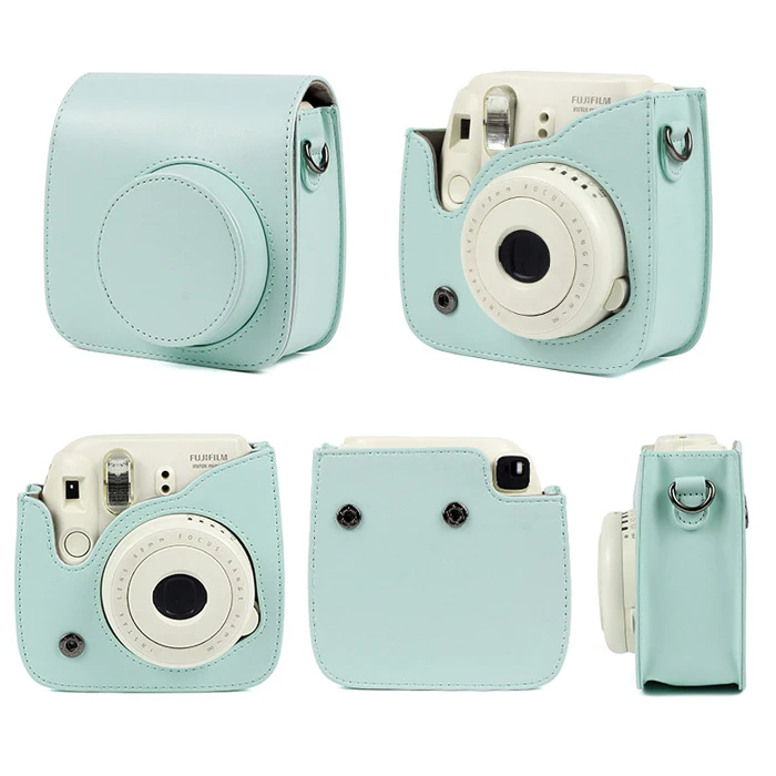 Для Fujifilm Instax Mini 9 8 8+ аксессуары для камеры Художественная масляная краска искусственная кожа мгновенная камера сумка на плечо защитный чехол