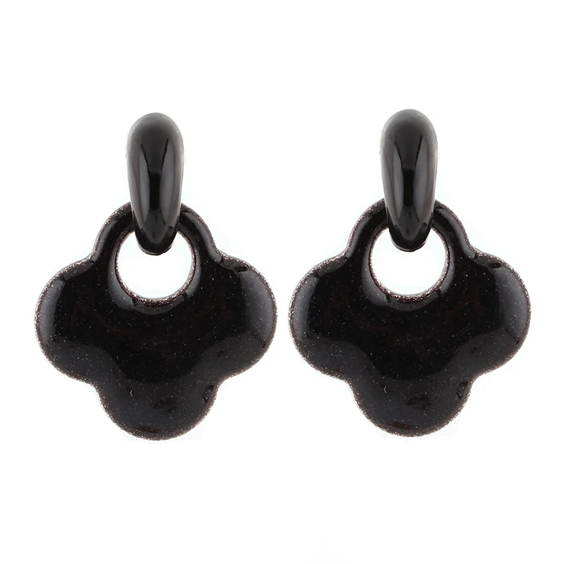 Женские серьги из цинкового сплава Aretes большие смолы фирменные модные ювелирные