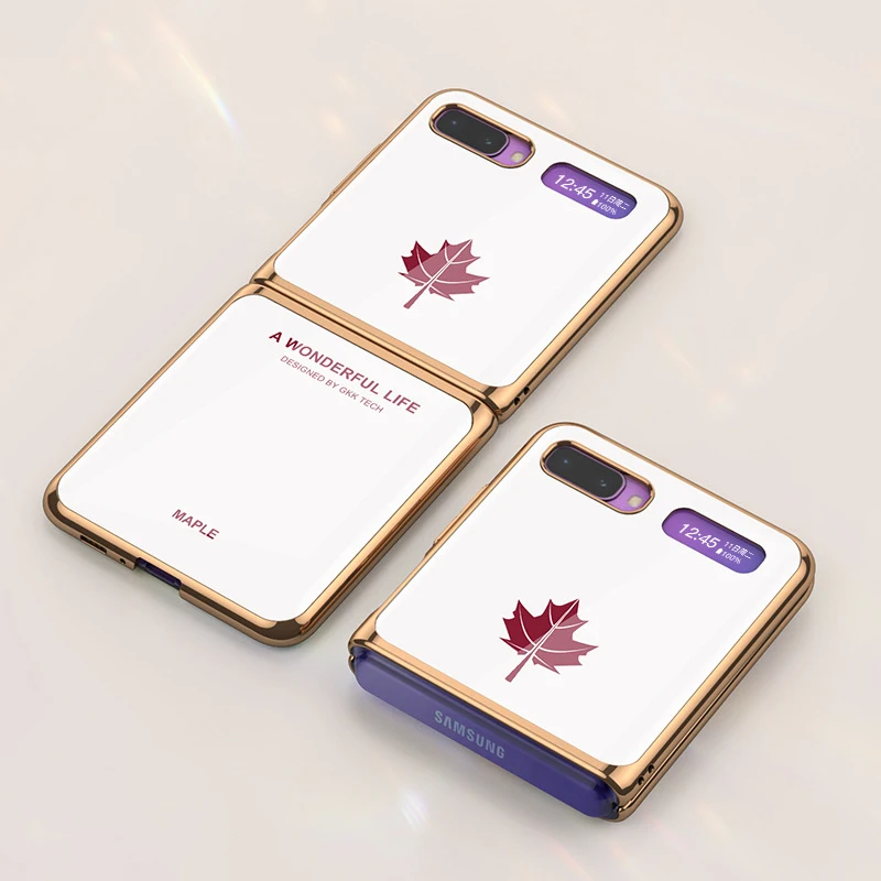 Luxury Electroplate Case For Samsung Galaxy Z Flip 5G Tempered Glass Hard PC Protective Cover | Мобильные телефоны и