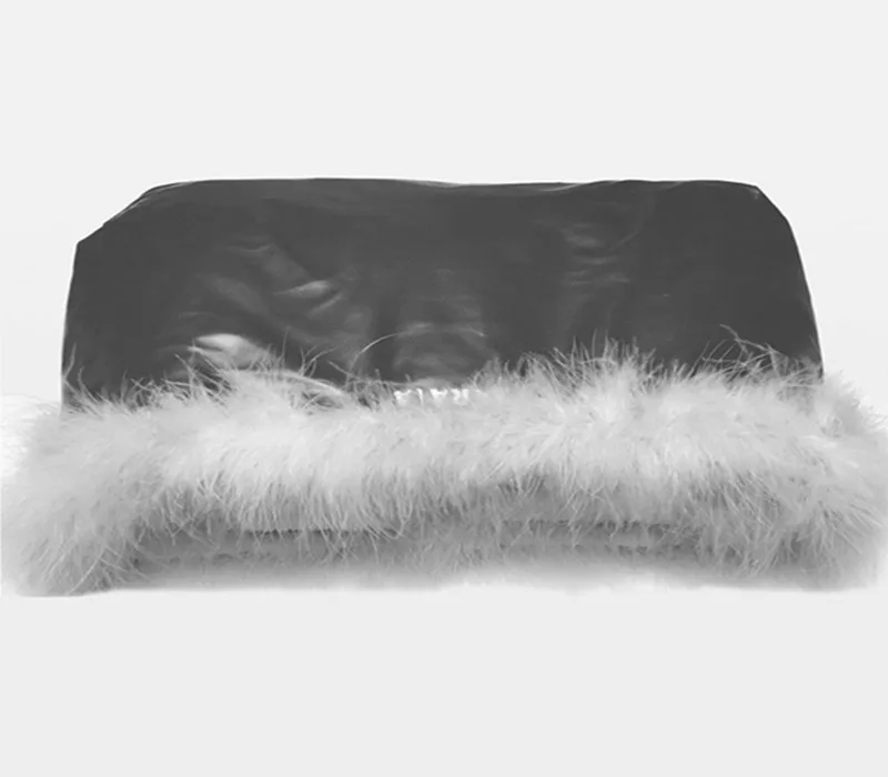 Прогулочная коляска stokke кожаная меховая муфелька для рук теплая перчатка