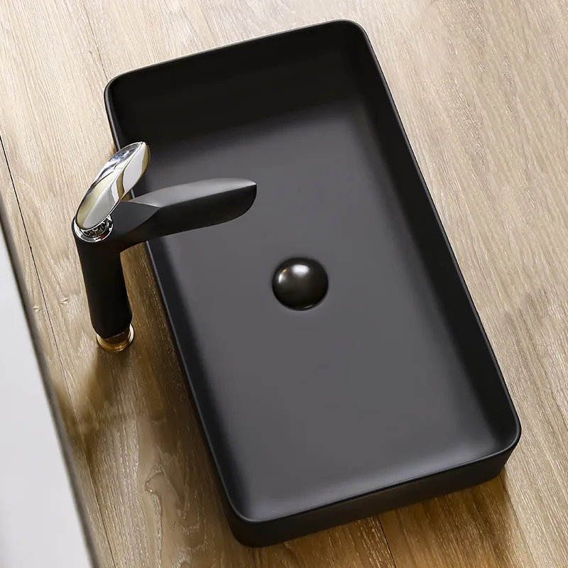 

Умывальник для ванной прямоугольный в скандинавском стиле