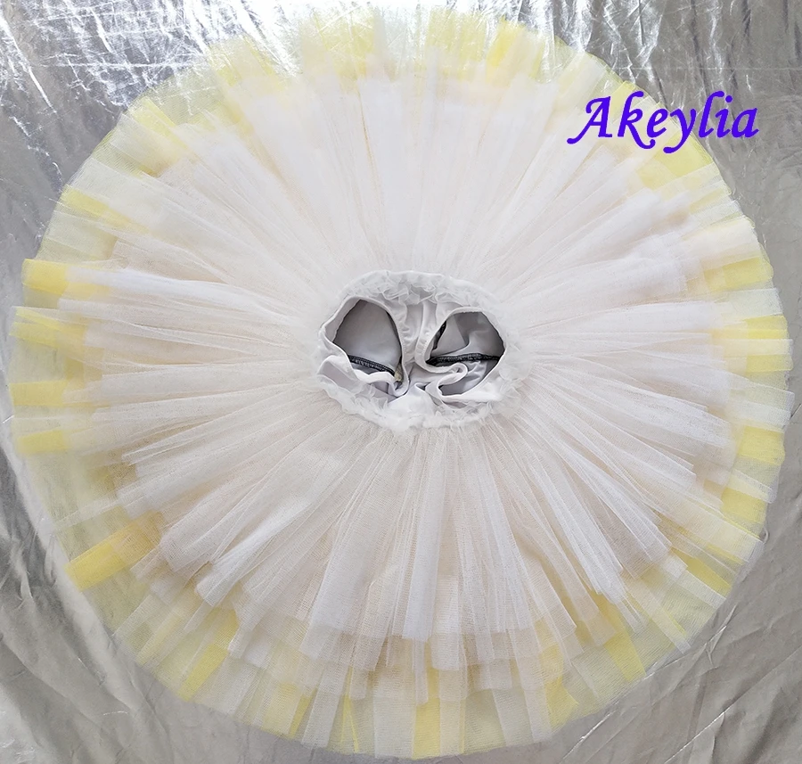 Детская синяя желтая балетная пачка для выступлений Цветочная фея взрослых