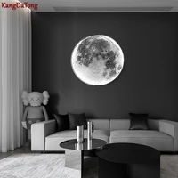 moon led wall lamp modern light luxury creative mural lamp living room background wall decorative art bedroom bedside lamp
