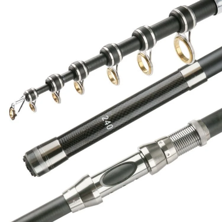 

Mini Pocket Carbon Fiber Fishing Rod Portable Telescopic Fishing Pole Exclusive Sea Fishing Rod 1.5M 1.8M 2.1M 2.4M 2.7M