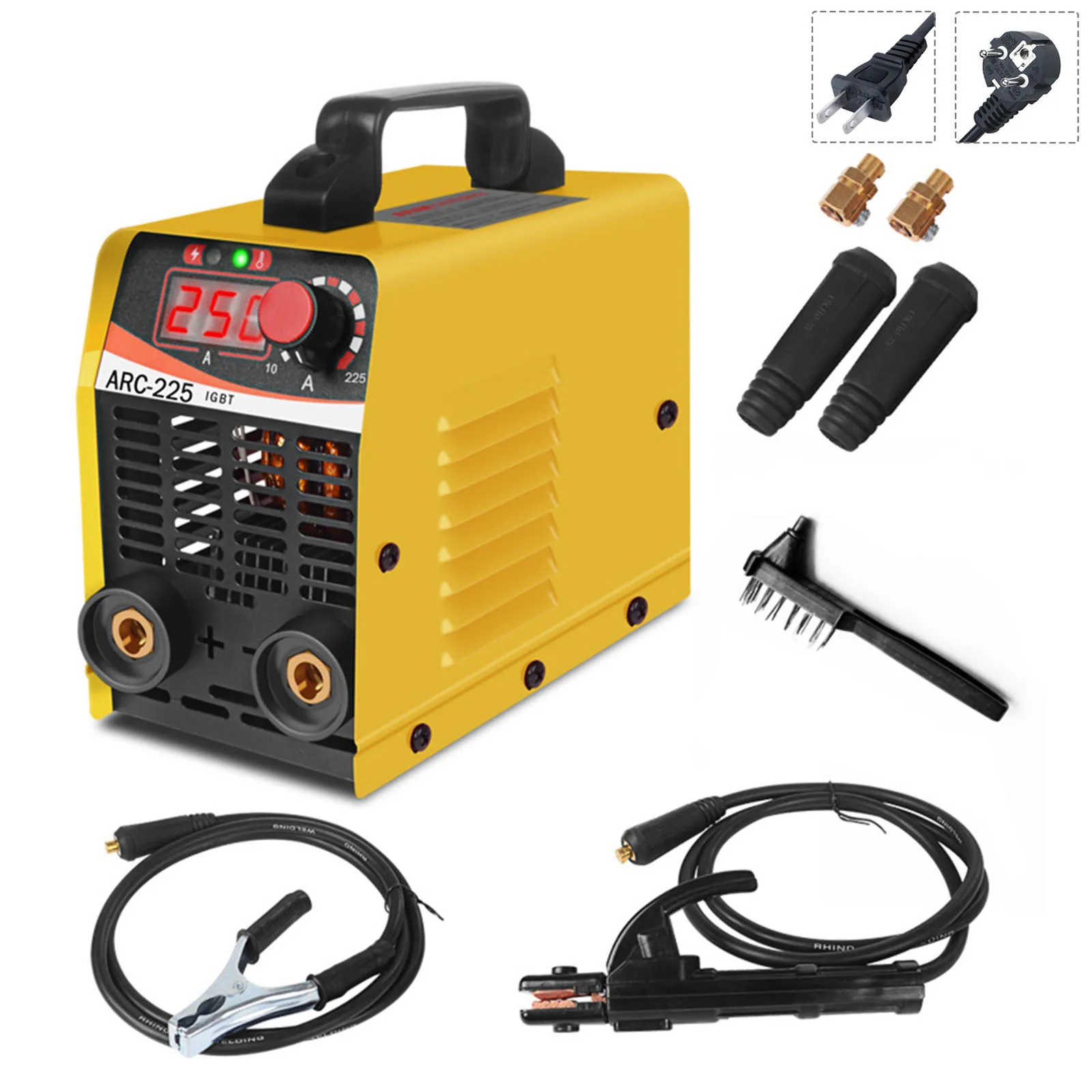

ARC-225 Portable Welding Machine Mini Electric Welder Semiautomatic Welding Reverse Welder for Welding Electric Work