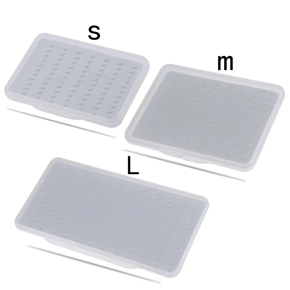 

Outdoor Slim Easy-Grip Foam Clear Fly Lures Bait Hook Box Fishing Tool Accessories For Fishing Tackle