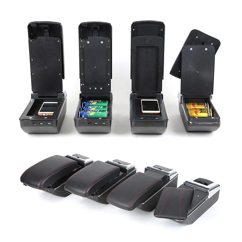 Подлокотник Mutips для Honda amaze кожаный подлокотник контейнер хранения USB аксессуары