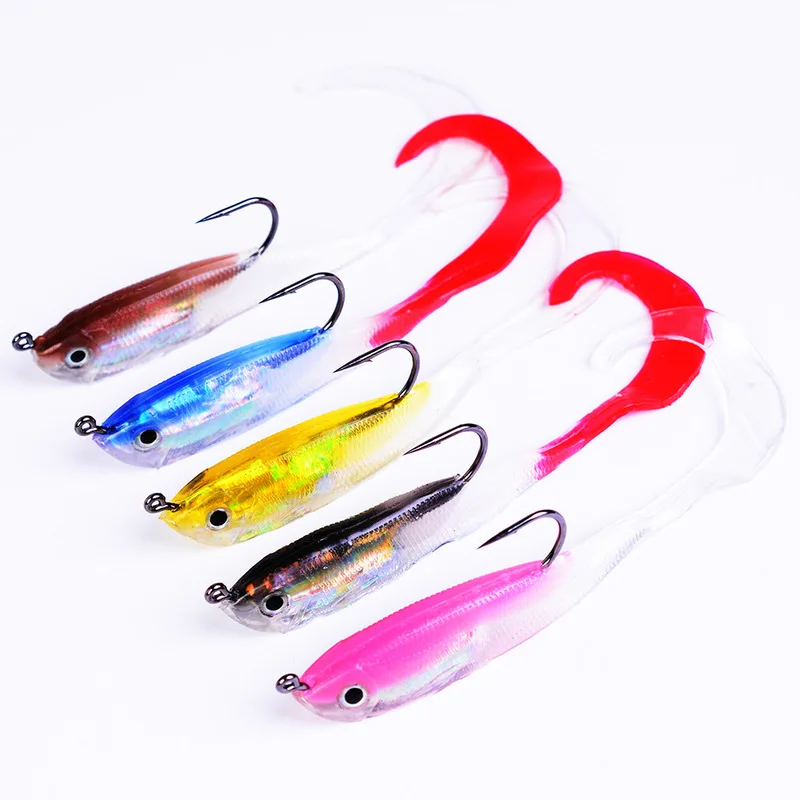 5 шт. 15g10cm мягкие приманки рыболовные приманки-Воблеры Япония Шад SwimFish наживки