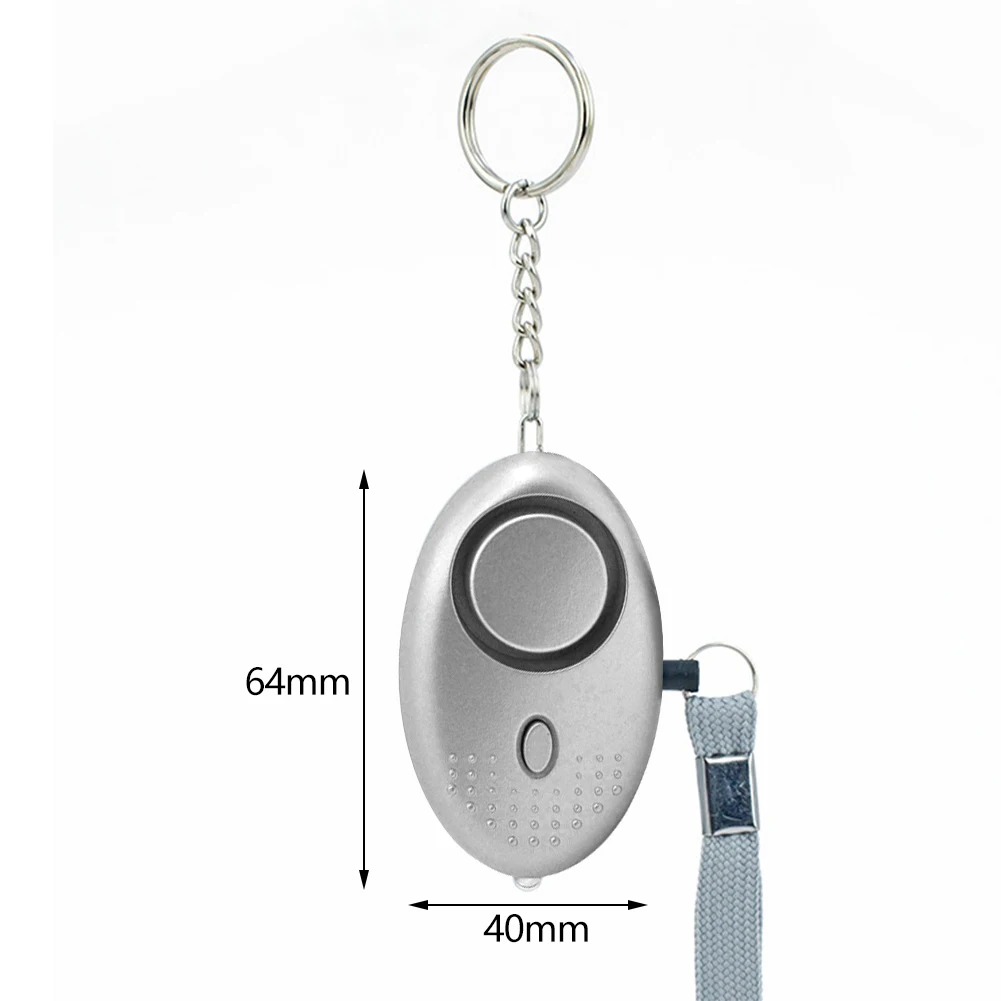 Mini Self Defense Alarm Security Protection Alert Scream Emergency Alarm LED Light Keychain Personal Safety For Women Kids Girls images - 6