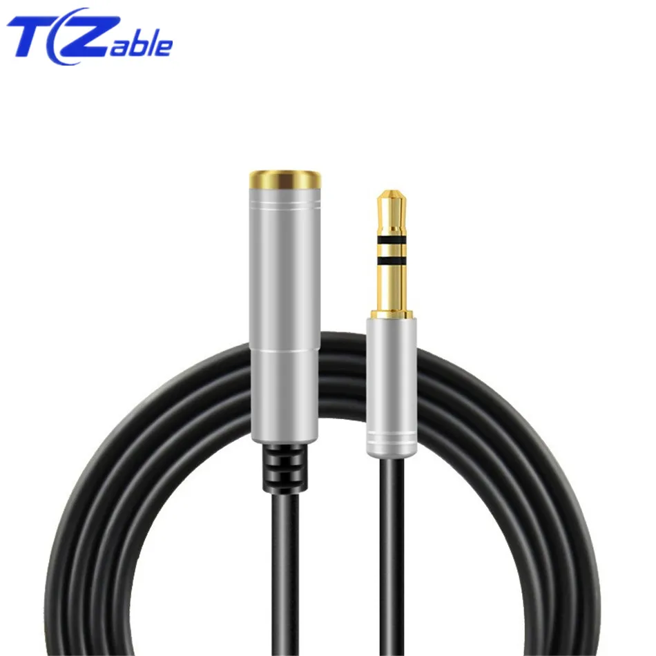 Аудиокабель-удлинитель с разъемом 3 5 мм штекер-гнездо для наушников кабель AUX