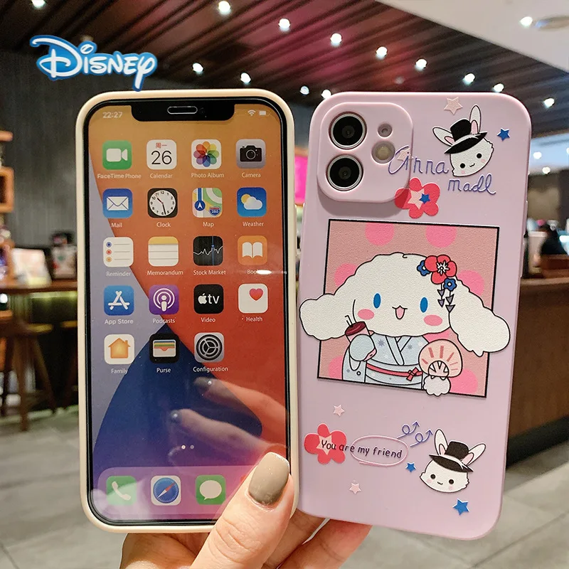 

Disney StellaLou Cartoon Mobile Phone Case for iPhone 13 12 11 Pro Max Mini XR XS 7 8 Plus Cute Anti-Fall Protective Covers