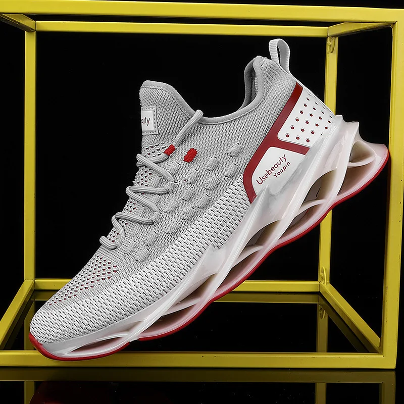 Трендовая обувь Blade спортивная Fly-kit сетчатые кроссовки новые для бега с подошвой
