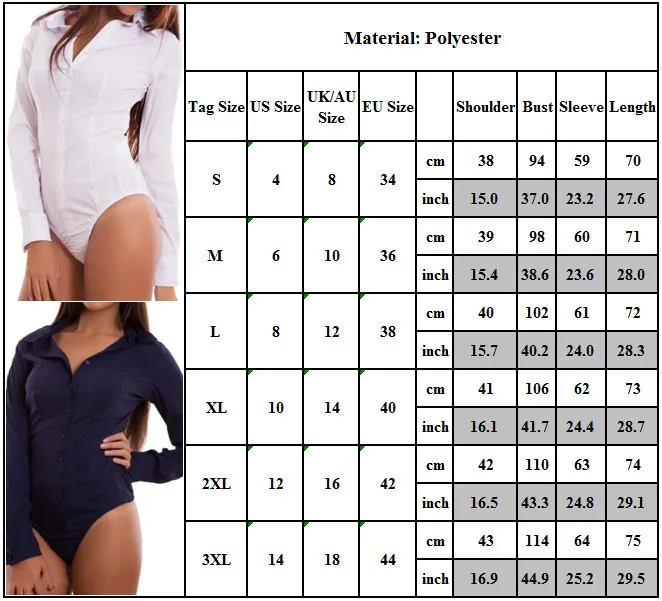 

2020 Fashion Women Bodysuits Long Sleeve V Neck Office Lady Shirts Body Tops Jumpsuit Autumn Solid Bodycon Button Bodysuits
