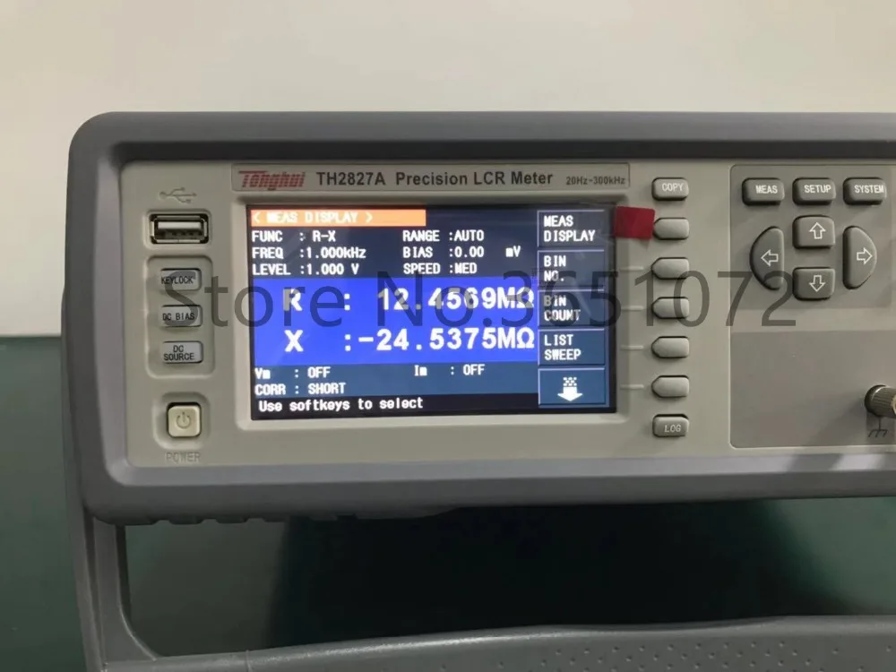 TH2827A Цифровой LCR метр с 20 Гц-300 кГц непрерывный Тест частоты RLC метр
