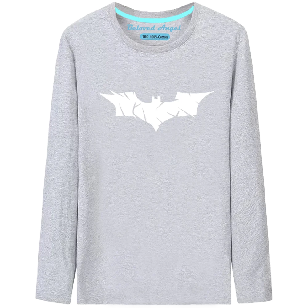 Camiseta de algod&oacute;n para chicas adolescentes, ropa luminosa de manga larga para ni&ntilde;os, con estampado de dibujos animados, para primavera y oto&ntilde;o-3