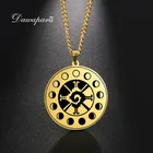 Dawapara Azulejo символ Mayan Deity Hunab ku кулон ожерелья из нержавеющей стали ювелирные изделия для мужчин