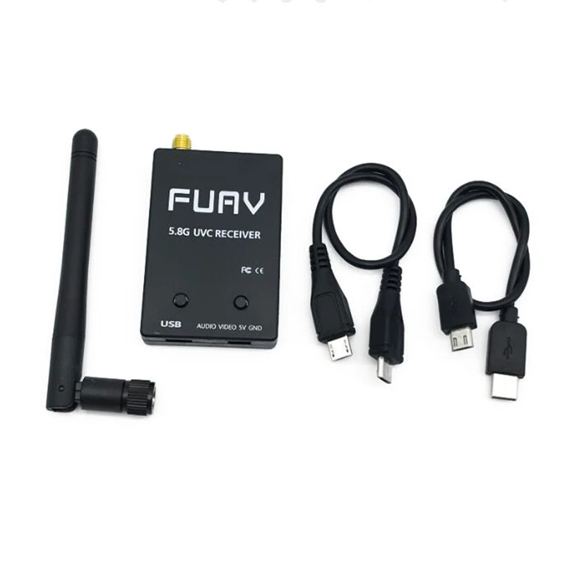 Готов к использованию 5 8G FPV ресивер UVC видео приемник OTG VR Android телефон + TS5823 200/600
