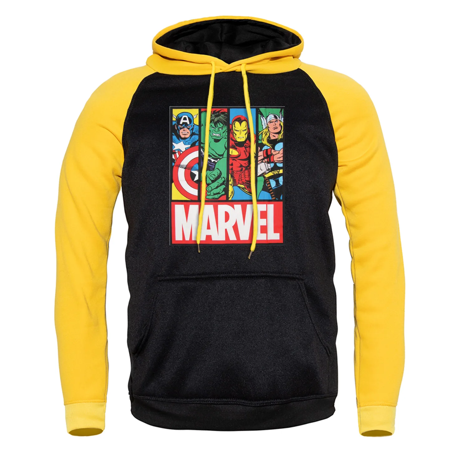 Мстители Marvel, супер герой, аниме,, новинка, длинный рукав, толстовка, Осень-зима, толстовка, мужская, реглан, хип-хоп, толстовка, уличная одежда