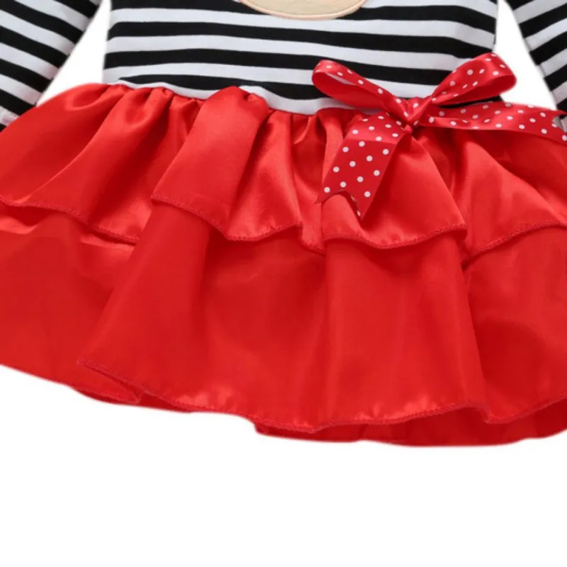 Комплект одежды для маленьких девочек из 2 предметов детские рождественские