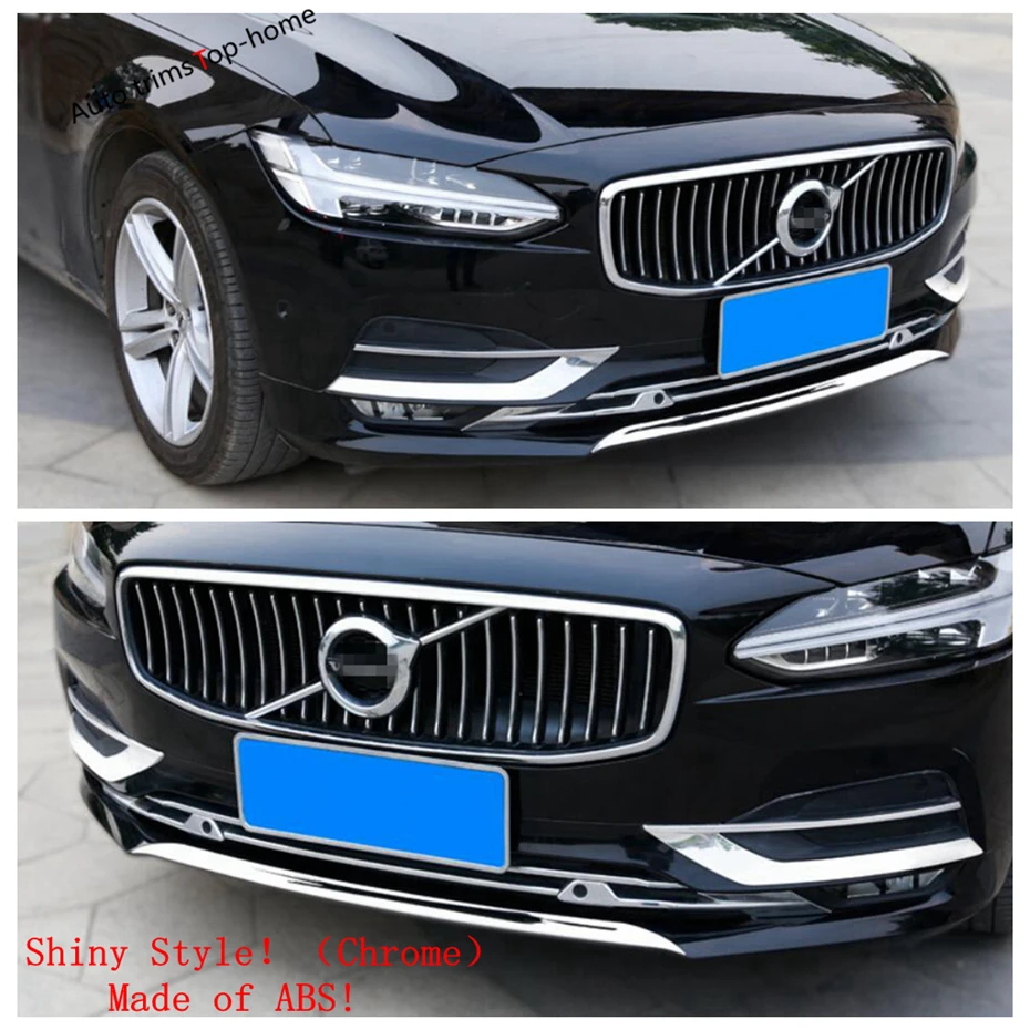 Yimaautotrims ABS хромированный внешний вид подходит для VOLVO S90 2017 2018 2019 Противотуманные