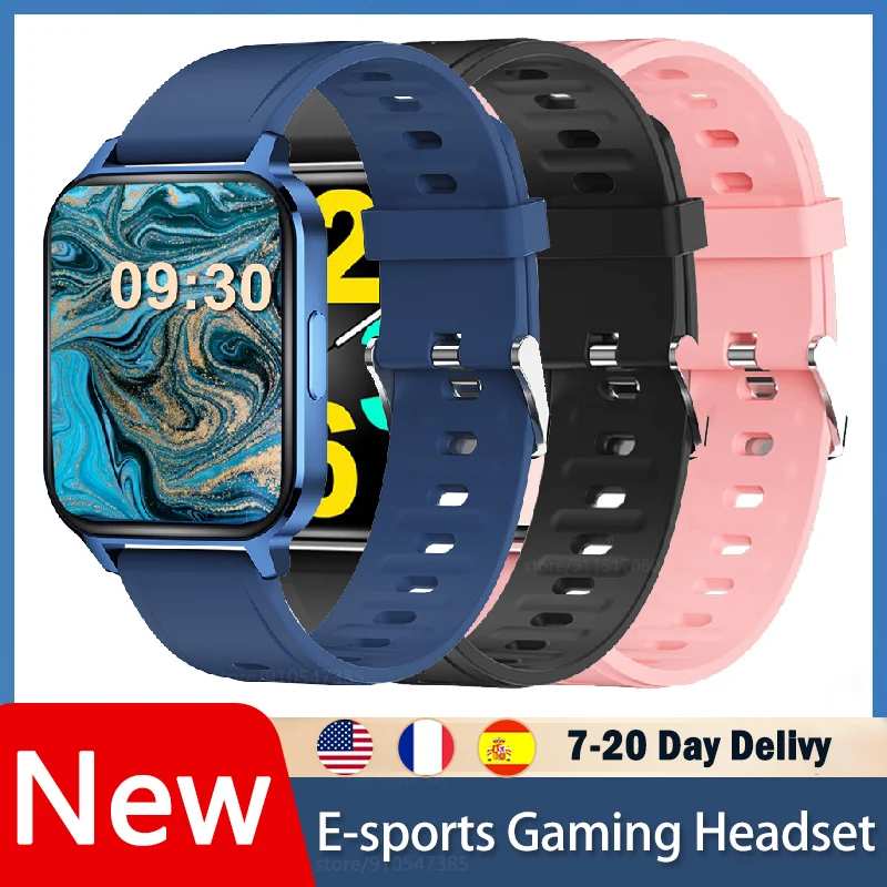 

2021 New Ultra thin Smartwatch for iPhone 12 Xiaomi 11 huawei Phone IP68 Waterproof Men Sport Fitness Women Men's Smart Watch