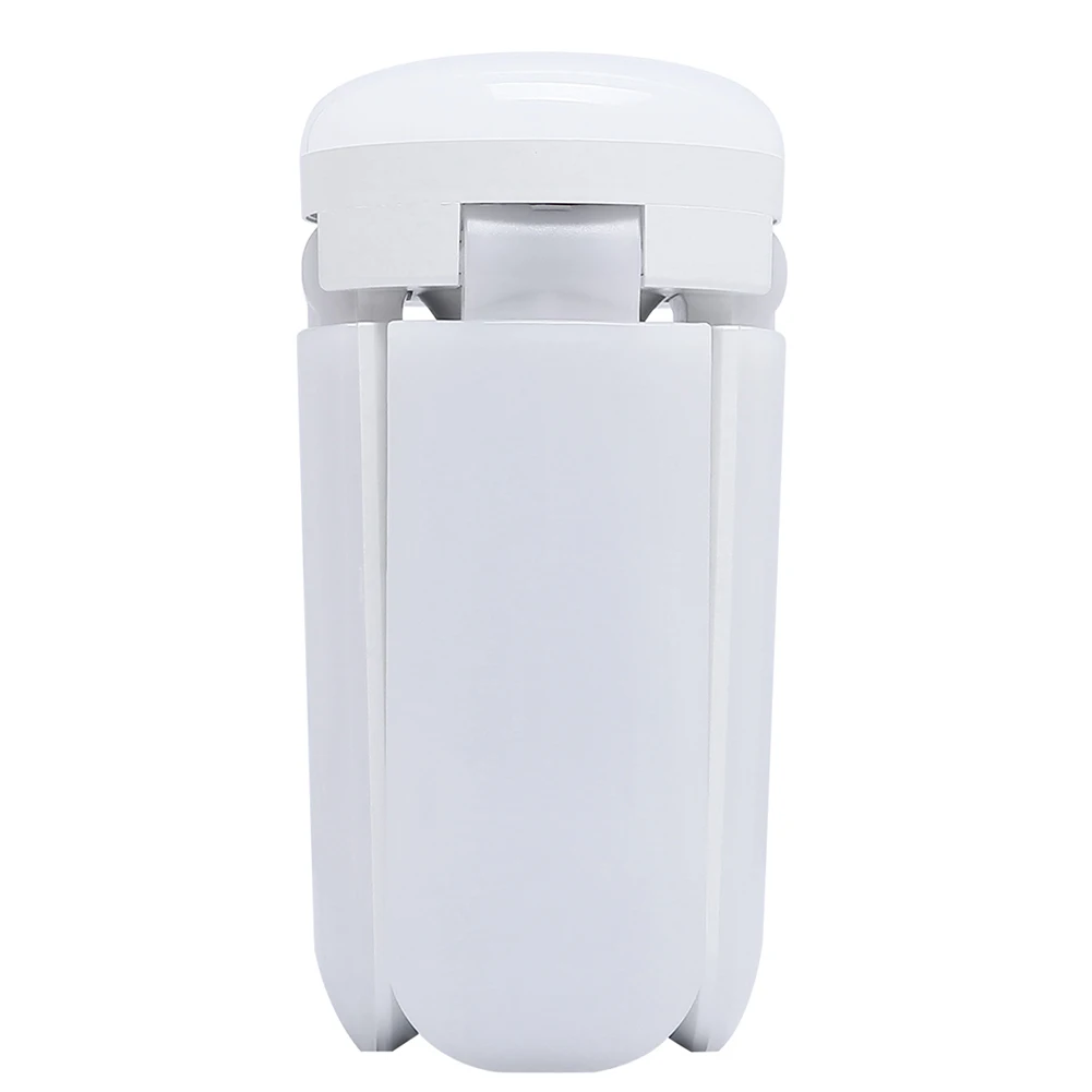 

LED Garage Lights 4/3 Leaves E27 LED Garage Light Foldable E27 Bulb Ceiling Fixture 6000K 6000LM 60W Deformable Lamp