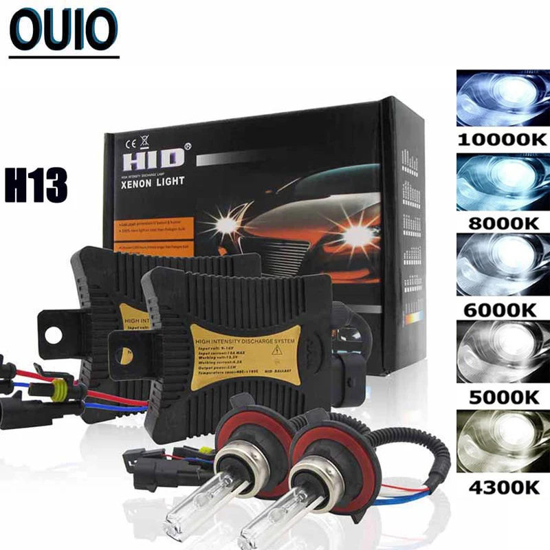 Комплект ксеноновых автомобильных фар 55 Вт HID LX H1 H3 H4 H7 H8 H11 H13 9005 9006 9012 источник 4300K