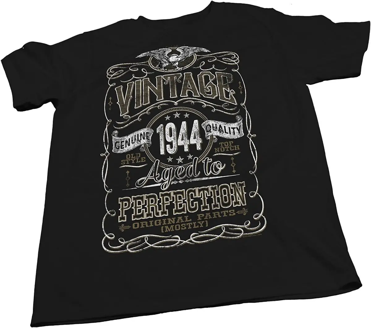 

Fashion Cool Men T shirt 77th Birthday Gift Shirt - Vintage 1944 Aged to Perfection Women Funny print tshirt