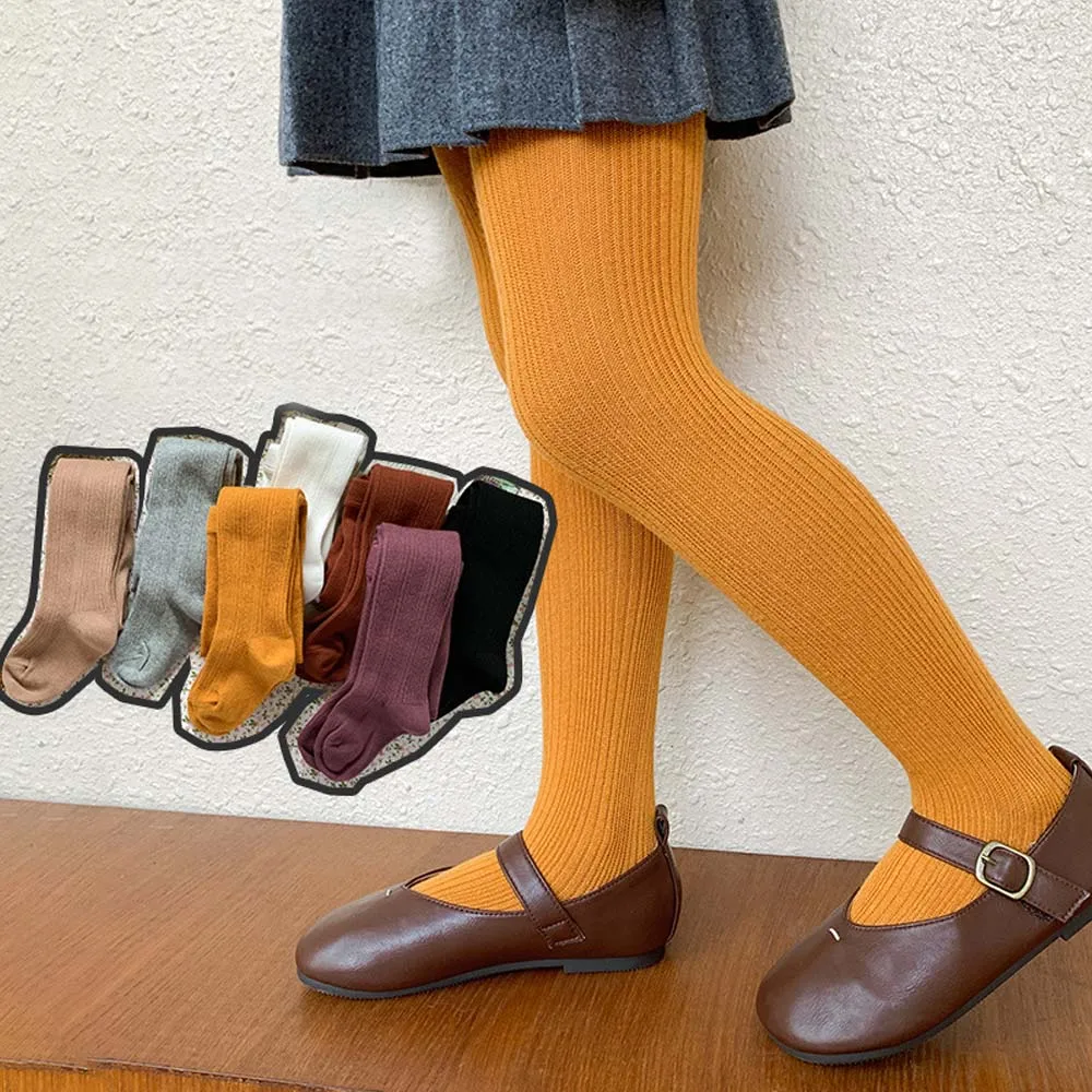 

V-TREE Spring Autumn Baby Girls Tights Solid Cotton Stockings Baby Pantyhose Casual Breathable Pantyhose Clothes