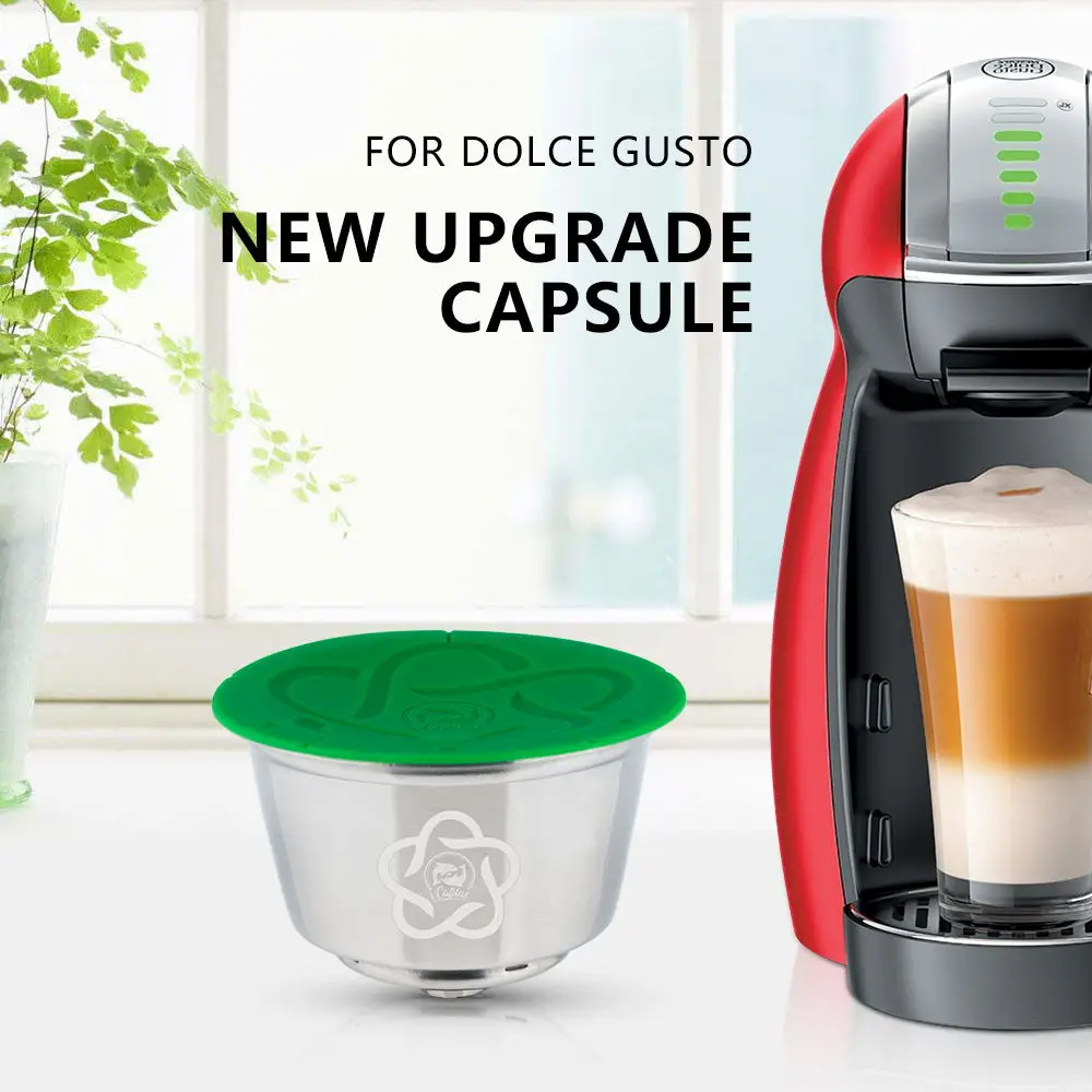 

i Cafilas New arrival Reusable Coffee Filter For Dolce Gusto Stainless Steel Filter Cup For Nescafe Cofee Machine Crema Maker