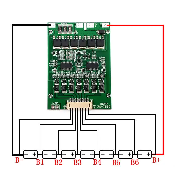 7S 22 4 V 25 2 20A LiFePO4 18650 аккумуляторные блоки BMS Защитная печатная плата 3 x7|Запасные