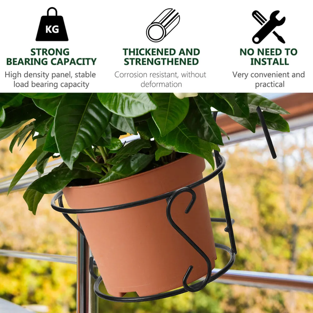 

2PCS Hanging Wall Planter Decorative Wall Planter Farmhouse Rustic Flower Pot