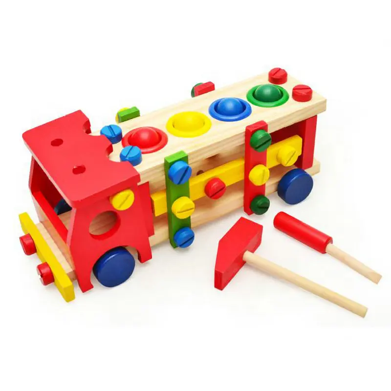 Детские деревянные игрушечные инструменты детский инструмент разборка