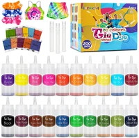diy tie dye kit 32 colours fabric dye kit textile colour creative craft games halloween tie dye set diy craft kits for adults
