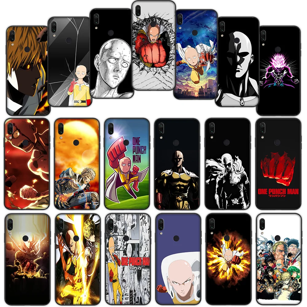 Мягкий чехол One Punch Man Hero для Xiaomi Redmi Note 6 7 9 SE 6A 7A 8A 9A K20 K30 Pro|Бамперы| |