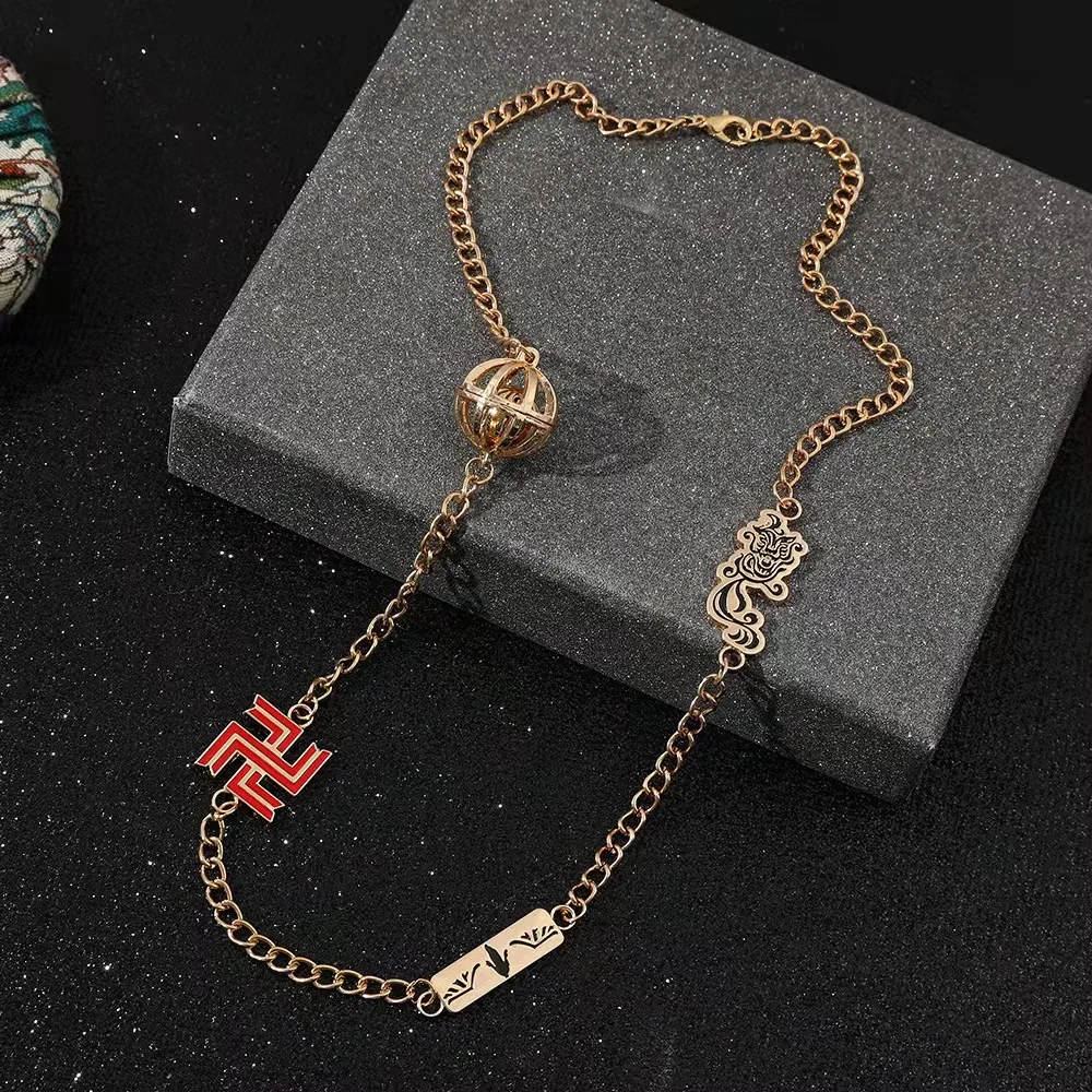 

Hanemiya Kazutora Necklace for Women Tokyo Revengers 2021 Japanese Anime Accessories Manga Jewelry Cartoon Men's Neck Chain Gift