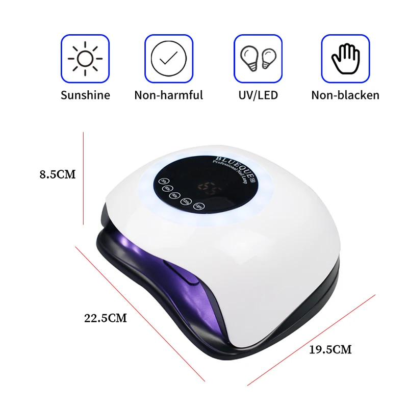 

6 Flash Colorful Nail Lamp For Professional Nail Dryer UV LED Lamp For Manicure Machine Gel Drying Lamp Nail Art Equipment Tools