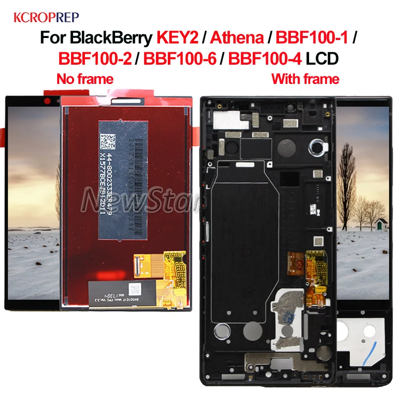 Для Blackberry Key 2 Key2 ЖК дисплей сенсорный экран дигитайзер в сборе для BlackBerry Athena BBF100