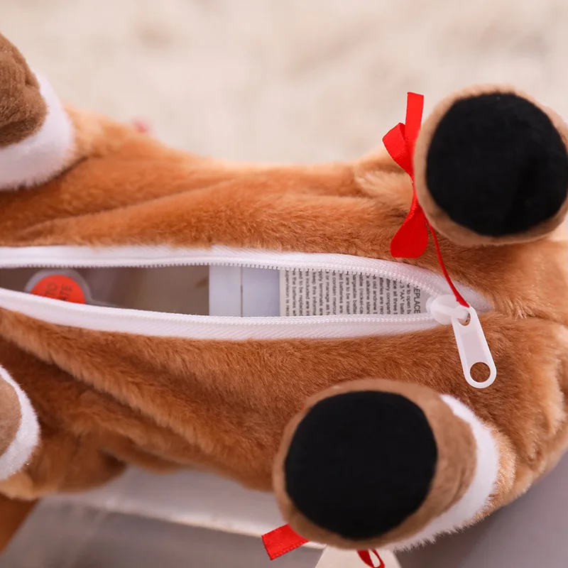 

Electric plush toys Santa Claus hat elk music doll plush toys Christmas gifts children's gift walking / butt twisting dance