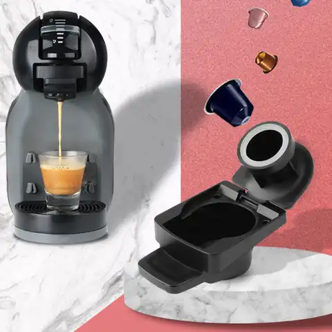 Многоразовые капсулы для кофе, конвертер капсул, адаптер капсулы, адаптер капсулы для Nespresso, совместимый с Dolce Gusto