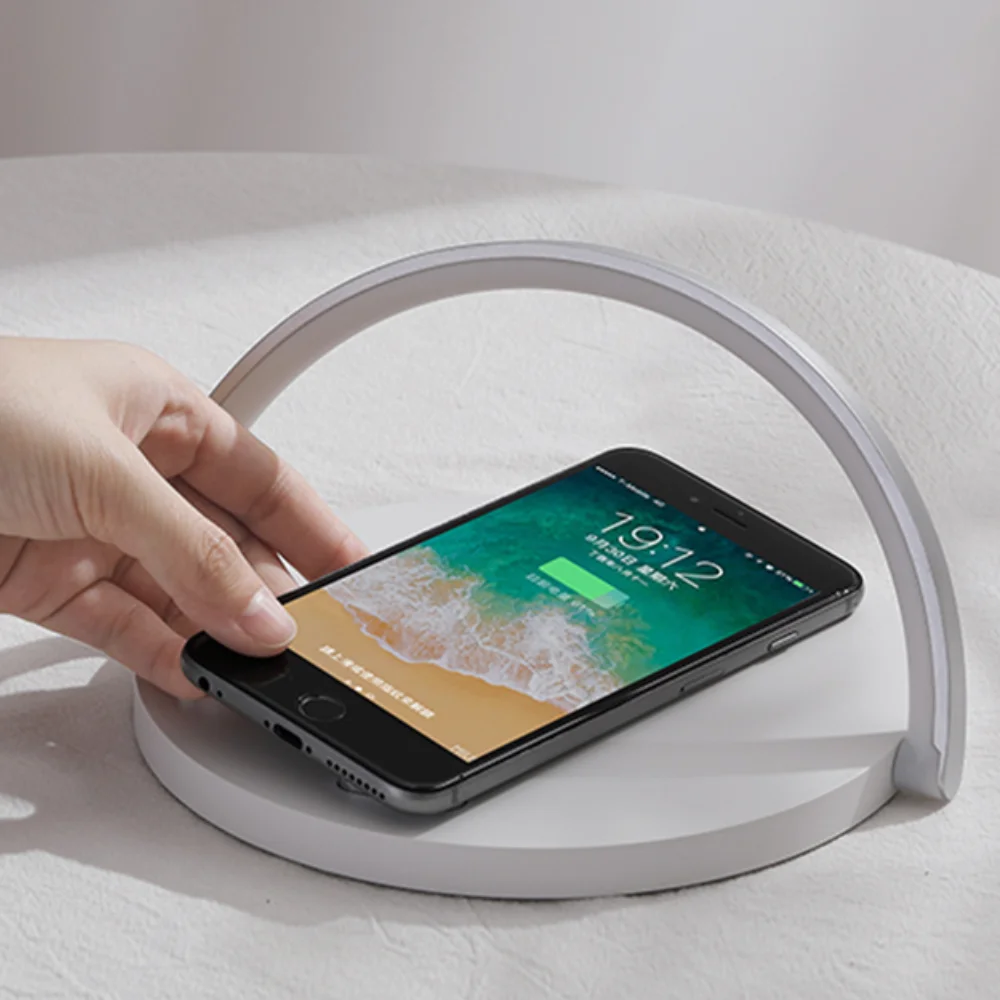 Беспроводное зарядное устройство S21 qi Ночной светильник Беспроводная зарядка