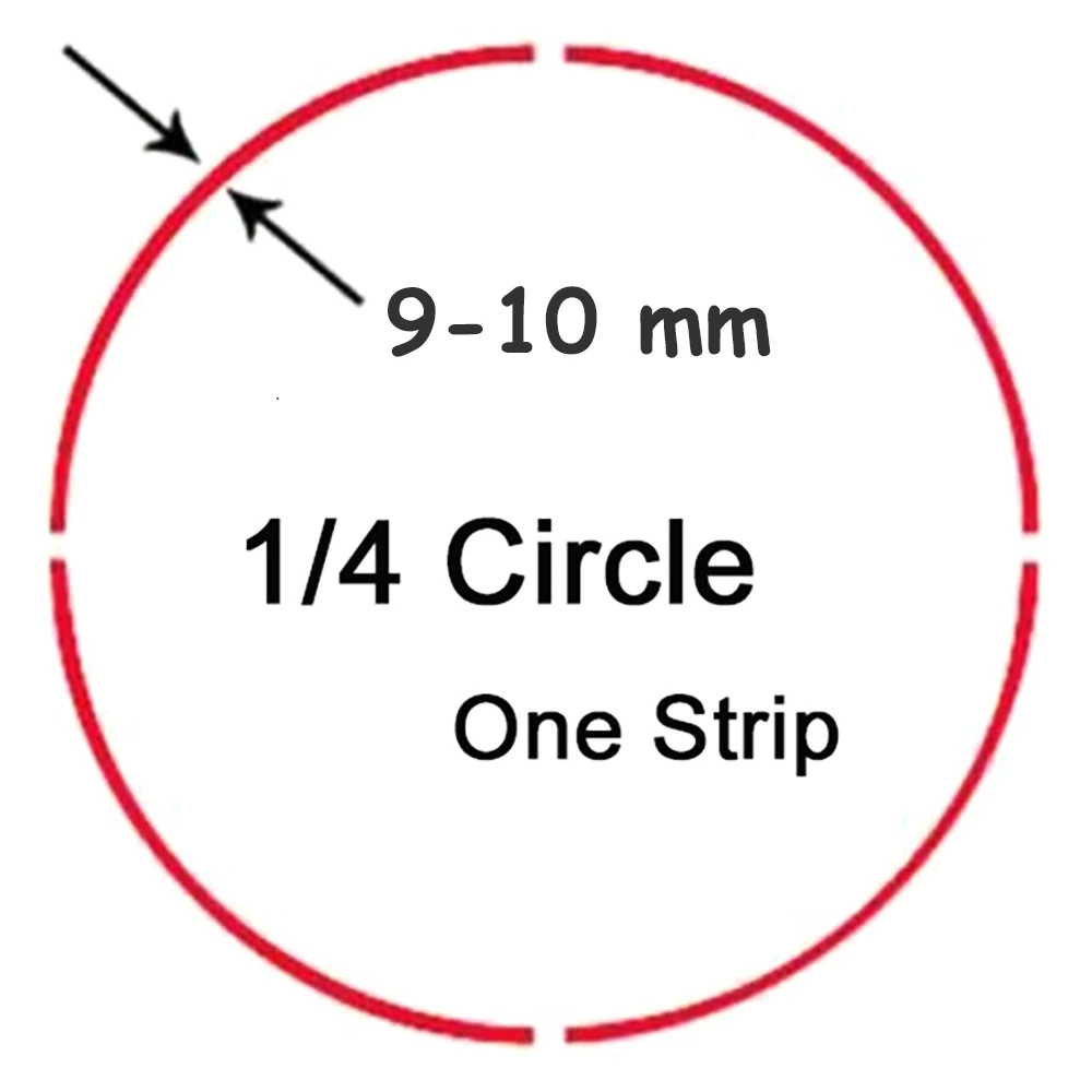 16 шт. 12 дюймов светоотражающие наклейки для колес на колеса автомобиля мотоцикла