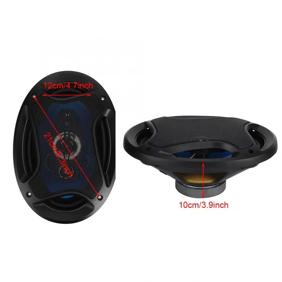 Parlantes para Авто 6x9in 1000 Вт Пара Hi-Fi стерео аудио коаксиальные динамики