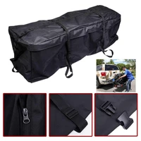 car roof luggage bag oxford thickened roof storage bag waterproof trunk suv cargo carrier bag for car exterior parts 140x45x48cm