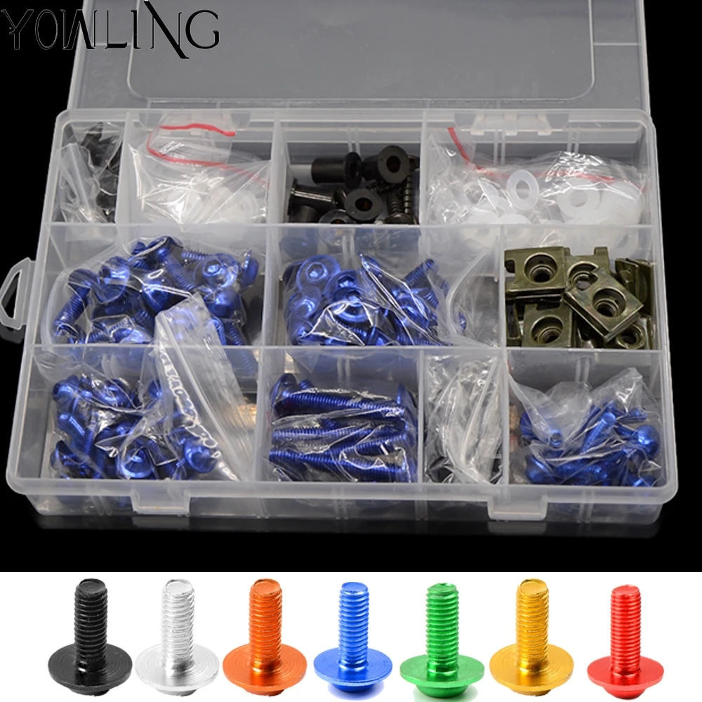 

For BMW C650 SPORT C650SPORT 2015 2016 2017 Full Fairing Bolts Kit Speed Nuts Motorcycle Side Covering Screws