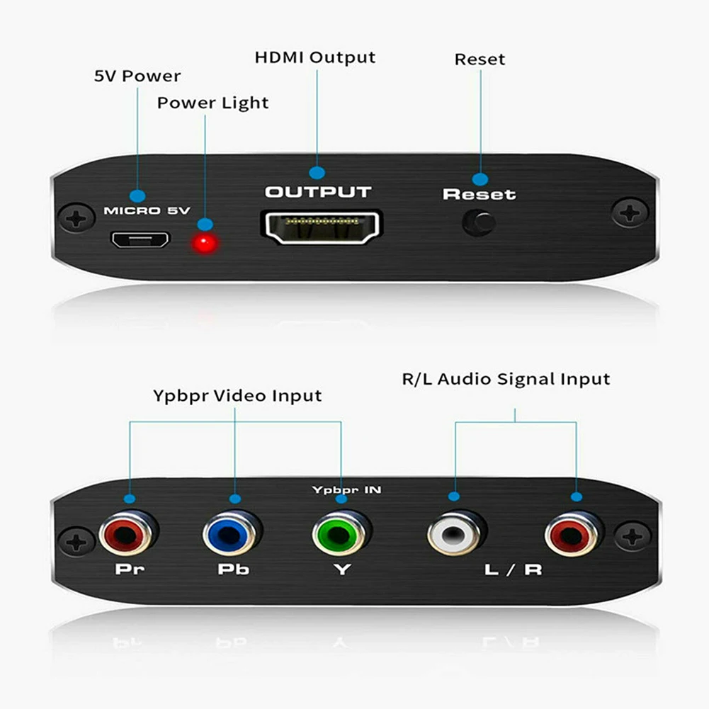 Кабель-преобразователь Ypbpr + цифровой коаксиальный аудио в HDMI стерео выход для wii