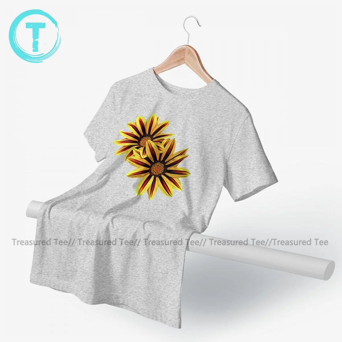

Daisy T Shirt Man Casual Cotton Print Tee Shirt Short Sleeves Basic T-Shirt Oversized