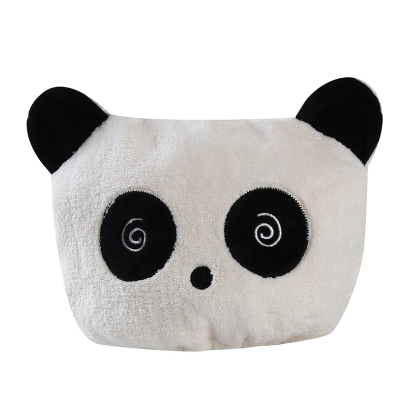 Милая шапочка с изображением панды Детские шапочки для душа детей крепкая