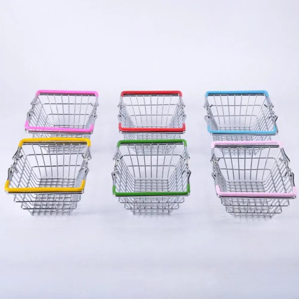 Учебный набор мини симулятор для супермаркета покупок ручной корзина ювелирных